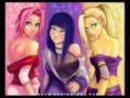 Top 10  mais bonitas do dbz e naruto , no rank